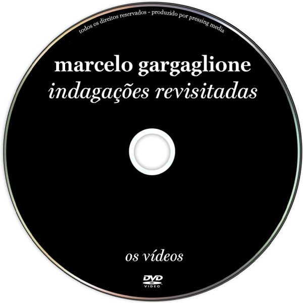 marcelo gargaglione indagações revisitadas - os vídeos (dvd - 2026)