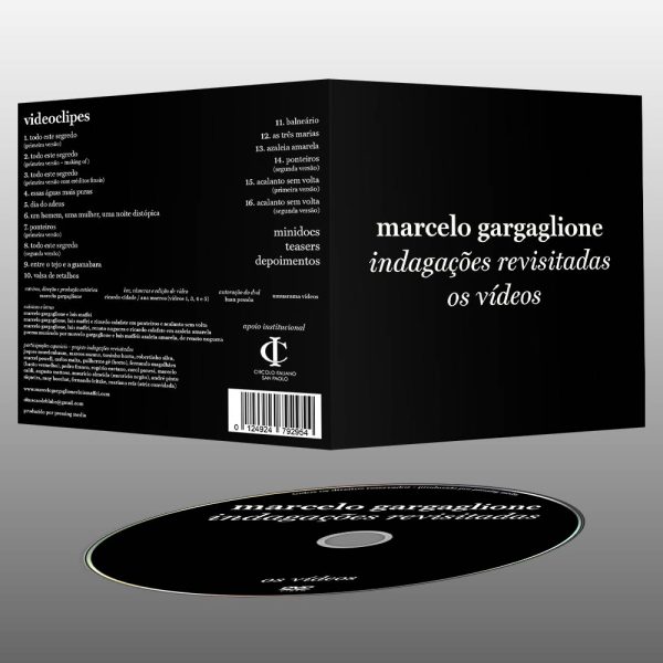 marcelo gargaglione indagações revisitadas - os vídeos (dvd - 2026)